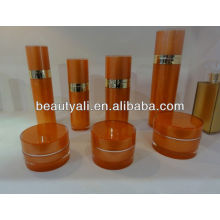 Straight round cosmetic packing plastic bottle